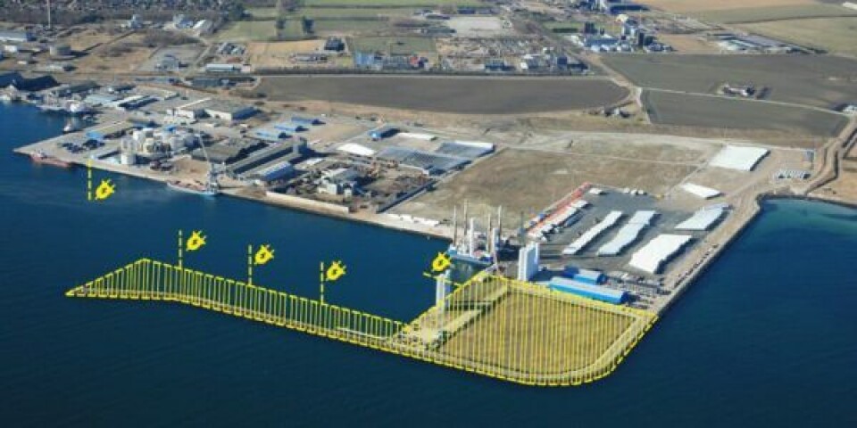 Dansk havn investerer i 18 megawatt landstrøm Udviklingsplanen-for-Grenaa-Havn.-Foto-Grenaa-Havn-768x512