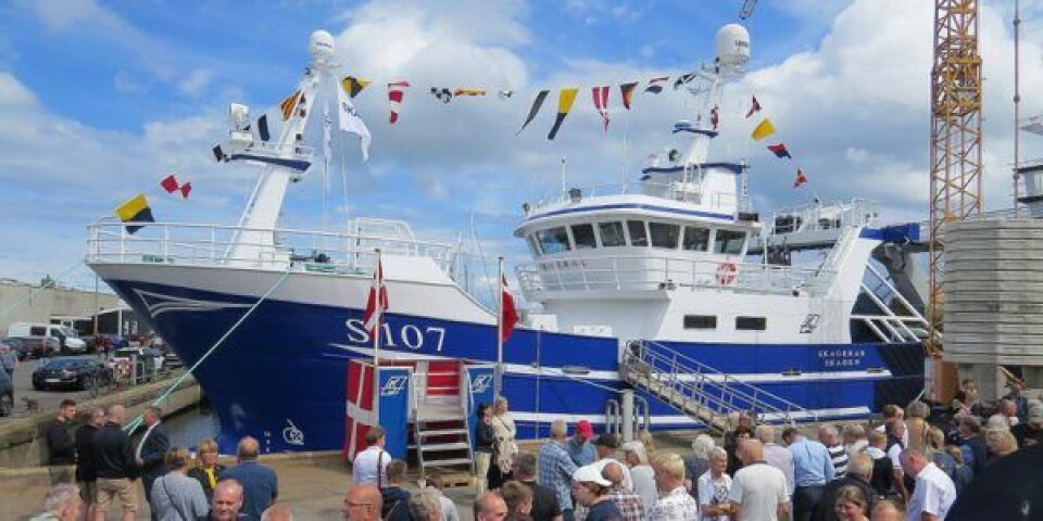 S 107 ”Skagerak” er den første ståltrawler Karstensens Skibsværft nogensinde har bygget helt fra bunden.Arkivfoto: Skagen Havn