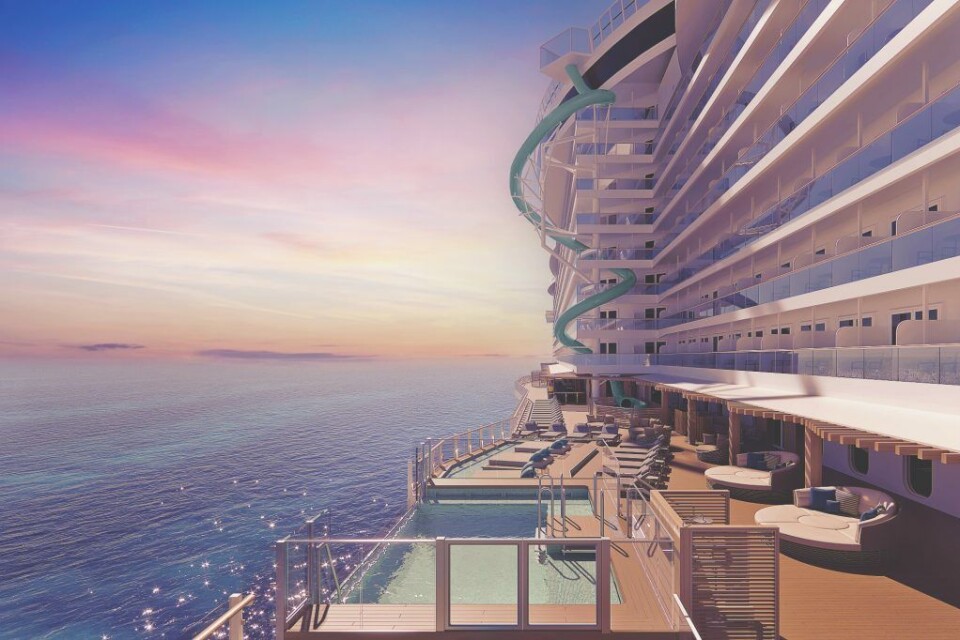 Ocean Boulevard ombord på Norwegian Viva. Illustration: Norwegian Cruise Line