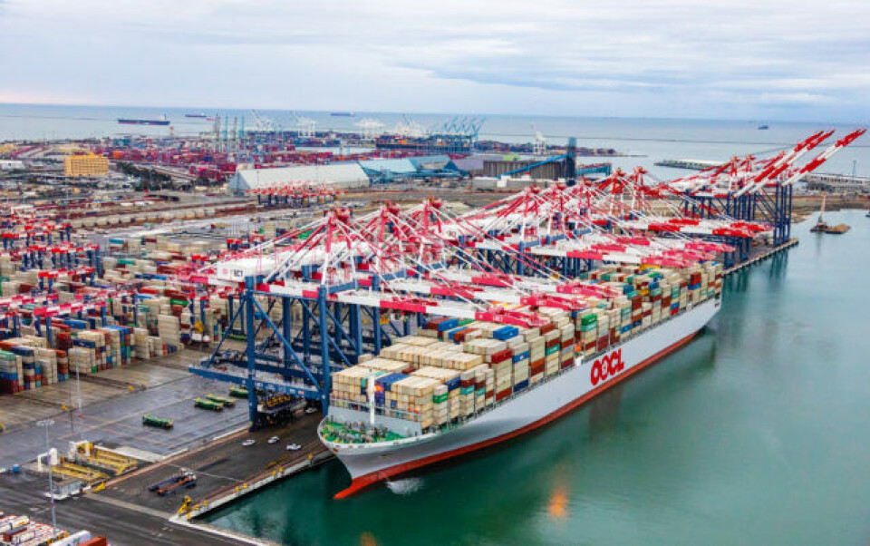 Flaskehalsen ved amerikanske havne er aftagende Flaskehalsen ved amerikanske havne er aftagende