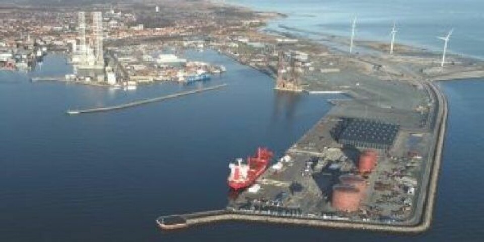 Frederikshavn har tidligere måtte tage imod russiske skibe. Arkivfoto: Frederikshavn Havn