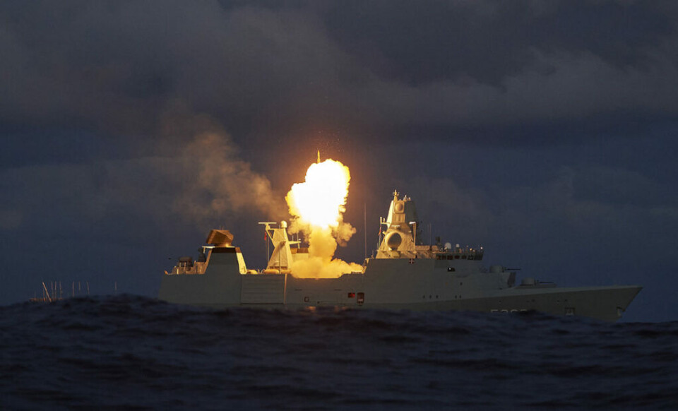Affyring af SM-2 missil.