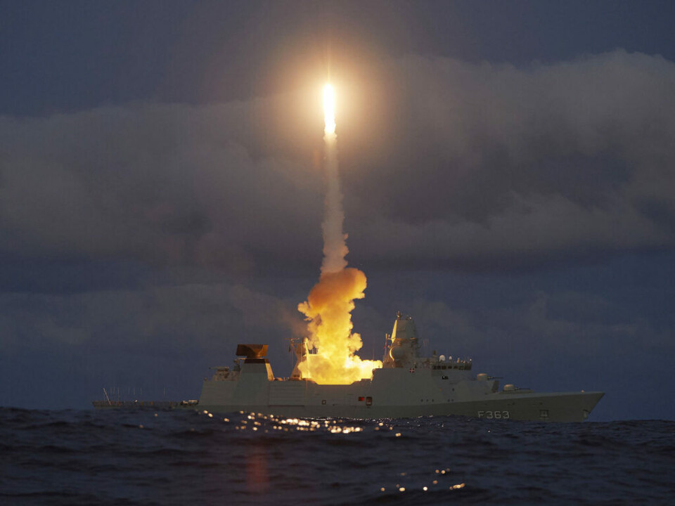 Affyring af SM-2 missil.