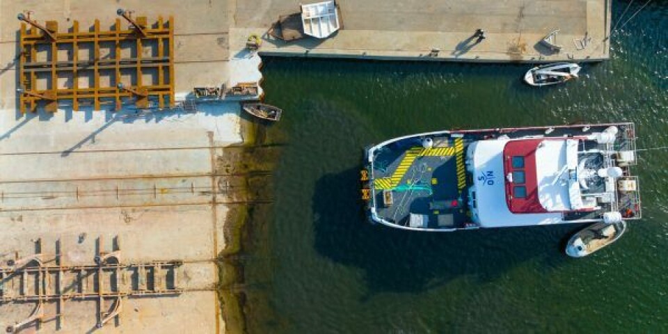 Dispatcher på besøg i Hvide Sande. Dispatcher på besøg i Hvide Sande. Foto: Hvide Sande Shipyard / Facebook