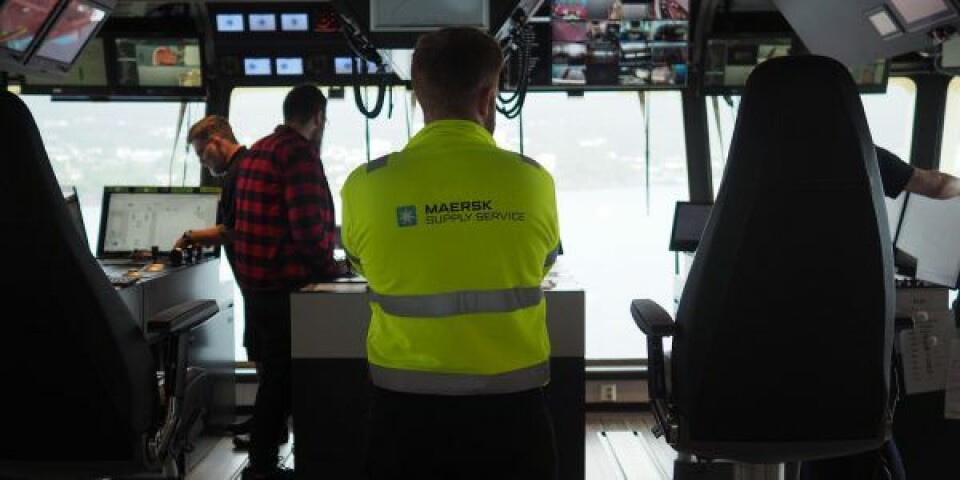 Maersk Minder i Bergen. Foto: Maersk Supply Service / Twitter