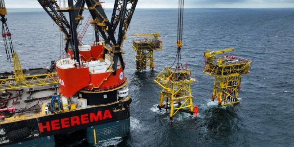 Se de smukke billeder: Genopbygningen af Tyra II går ind i næste fase Foto: TotalEnergies