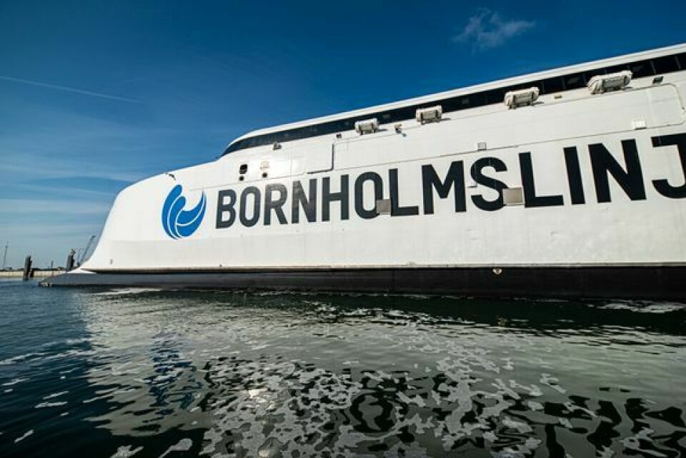 10.000 færre passagerer end sidste år hos Bornholmslinjen