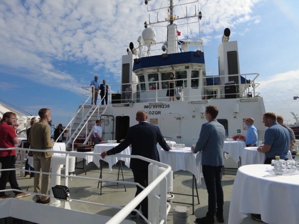 Smukke billeder – Danmarks nye fiskerikontrolskib blev navngivet