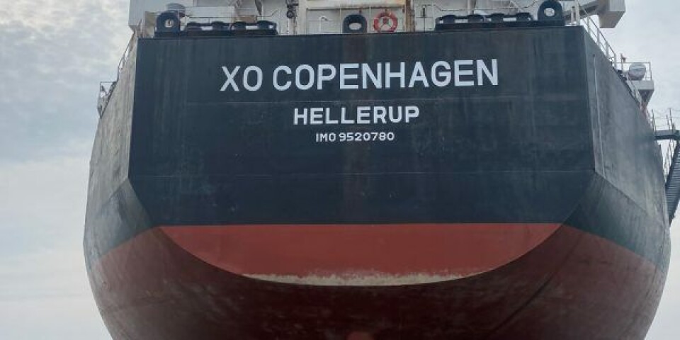 XO Copenhagen. XO Copenhagen. Foto: Twitter / Søfartsstyrelsen