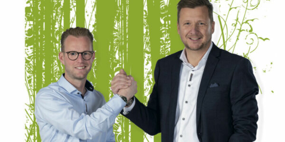 Anders Hartmann Christensen (t.v.) og Henrik Rhode. Foto: Scanvaegt Labels
