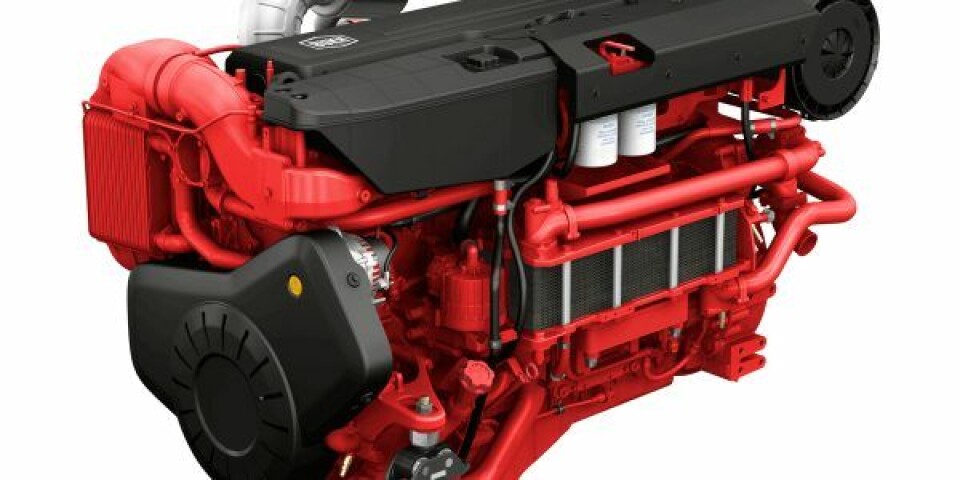 Den danske motorfabrik Bukhs nyeste og foreløbig største enhed til den maritime verden Bukh D13 her som profil. ( Den danske motorfabrik Bukhs nyeste og foreløbig største enhed til den maritime verden Bukh D13 her som profil. (Foto: Bukh Motor)