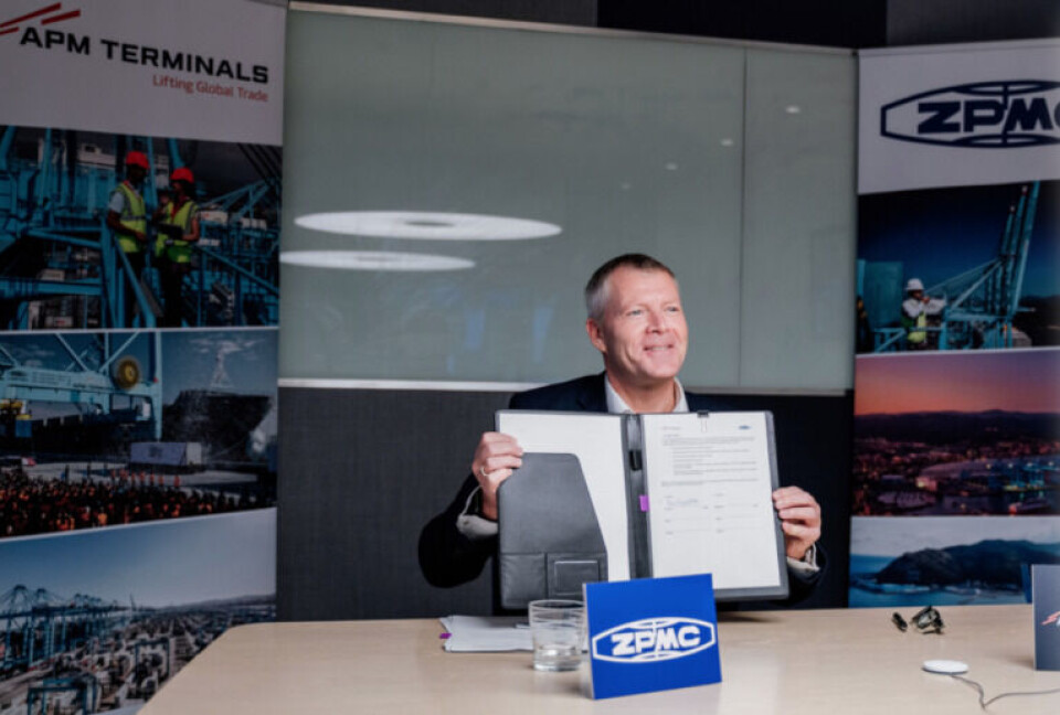APM Terminals indgår samarbejde med kinesisk kranproducent APM Terminals indgår samarbejde med kinesisk kranproducent