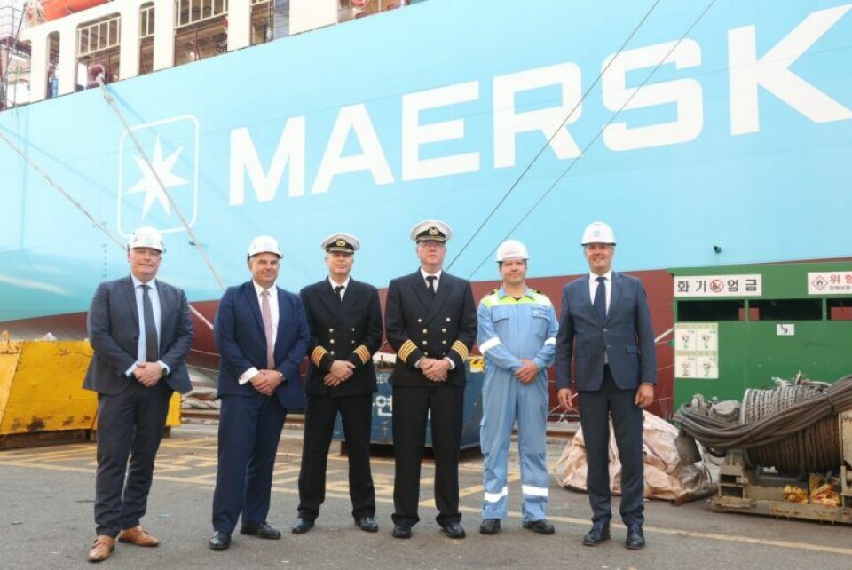 Spændende video: Sådan blev Maersks nye feederskib bygget