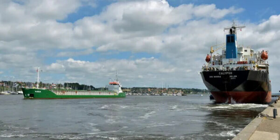 Blandt andre havnen i Kolding har i denne uge haft besøg af et uønsket russisk fartøj, som dog ikke er skibene på billedet her. Arkivfoto: Kolding Havn