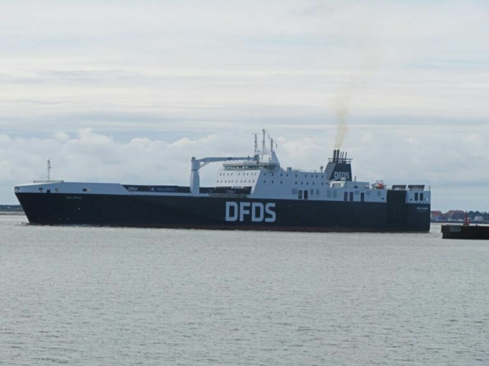 Stor fremgang i fragtmængderne hos DFDS