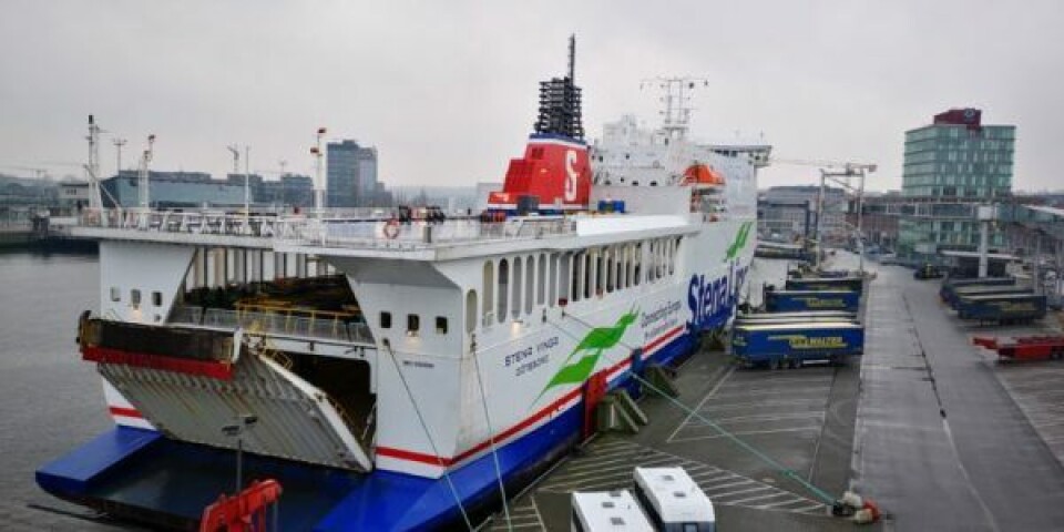 Godsmængderne over kaj i Port of Kiel går 1,2 pct. ned Stena-Vinga-i-Kiel-768x576