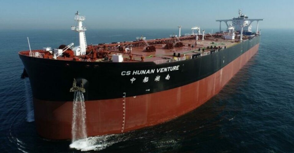 Kina lancerer hidtil mest energieffektive VLCC Kina lancerer hidtil mest energieffektive VLCC