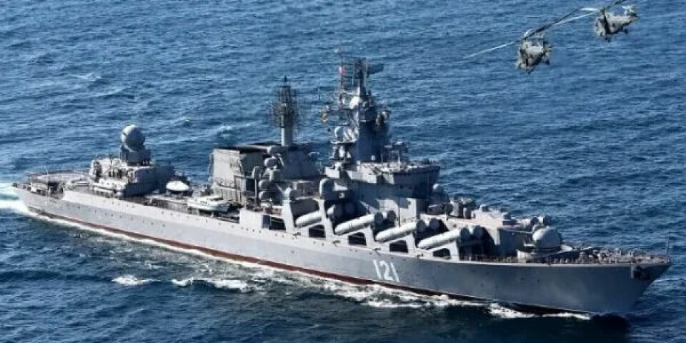 Det russiske skib Moskva. Foto: Det Russiske Forsvarsministerium
