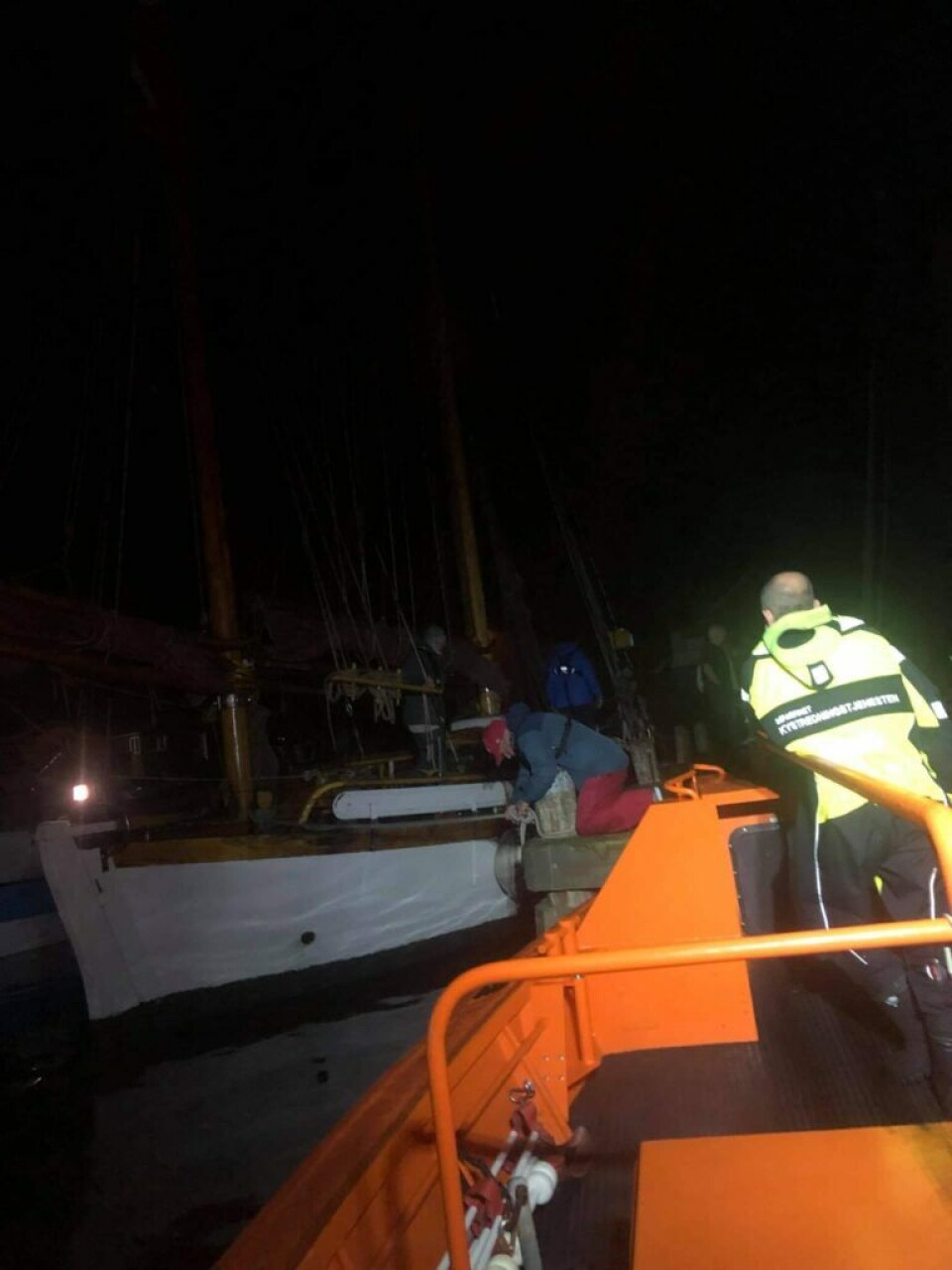 Se billederne: Redningsstation i midnatsaktion i Skagerrak Se billederne: Redningsstation i midnatsaktion i Skagerrak
