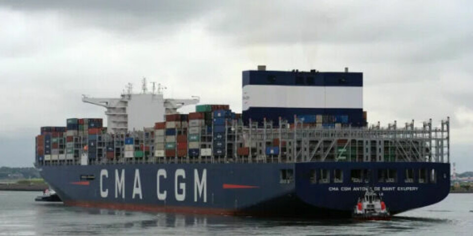 Et andet af CMA CGM's containerskibe. Arkivfoto CMA CGM