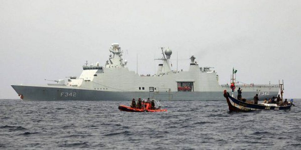 Maritime Security Awareness Visit ved en nigeriansk fisker. Foto: Forsvaret