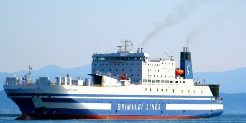 Euroferry Olympia. Foto: Grimaldi Lines