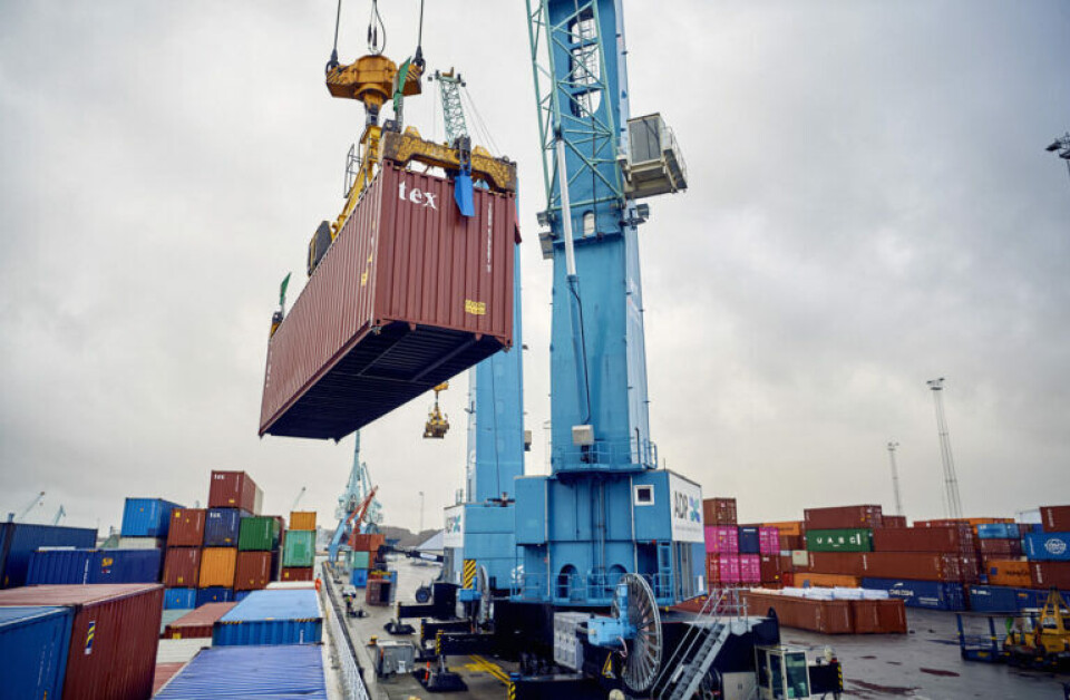 Rekordmåned – Østjysk containerhavn når nye højder Rekordmåned – Østjysk containerhavn når nye højder