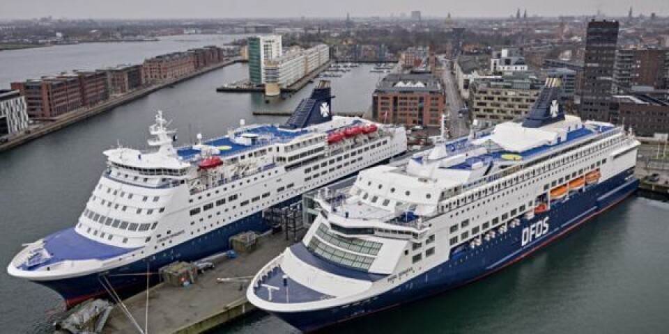 Oslobådene. Foto: DFDS