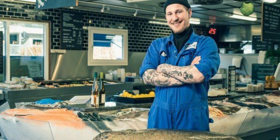 Jakob Clausen er femte generations fiskehandler i P. Clausens Fiskehandel på Aarhus havn og har været direktør i forretningen siden 2017. Foto: Jacob Hansen© / P. Clausens Fiskehandel A/S