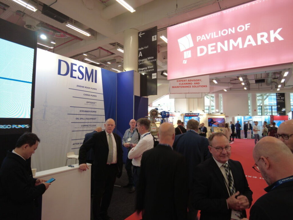 Desmi A/S ved SMM 2022 I Hamborg.