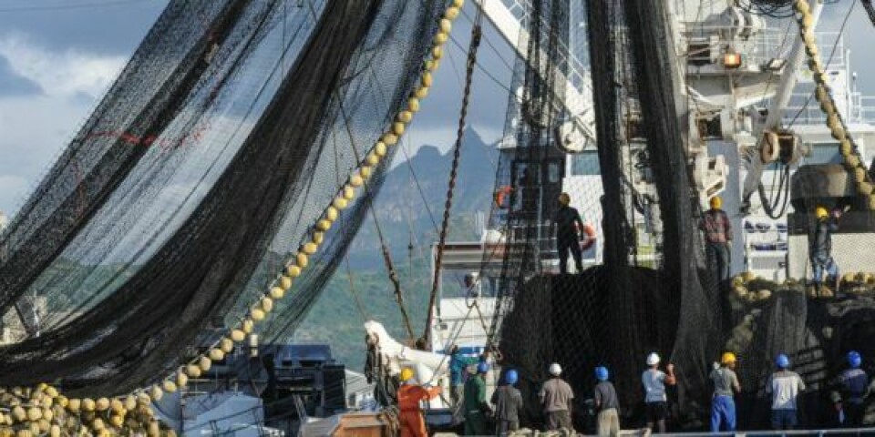 En kommerciel fiskebåd på Mauritius i 2009. Foto Jo-Anne McArthur