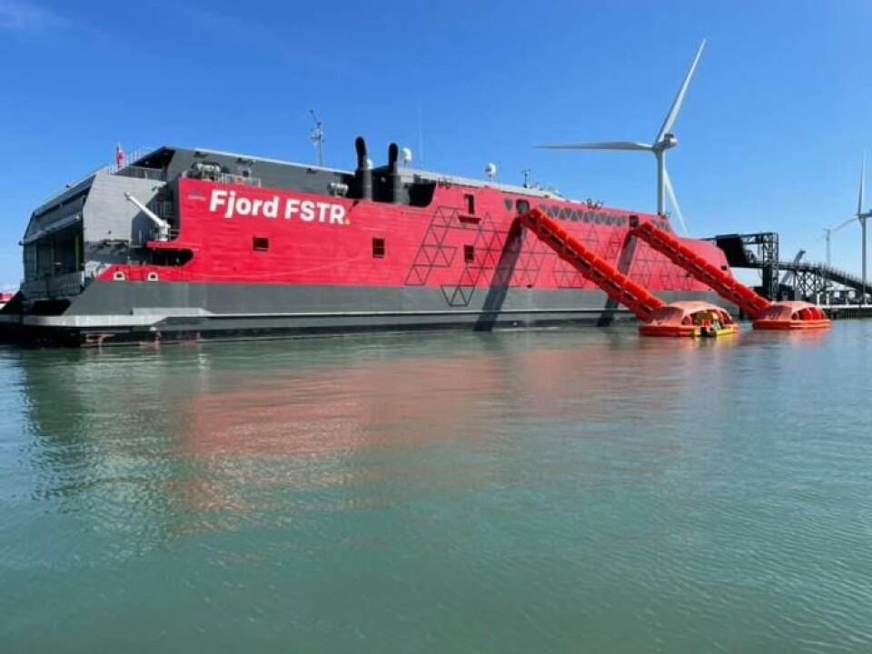 Se billederne: Redningsbåde i vandet i Hirtshals