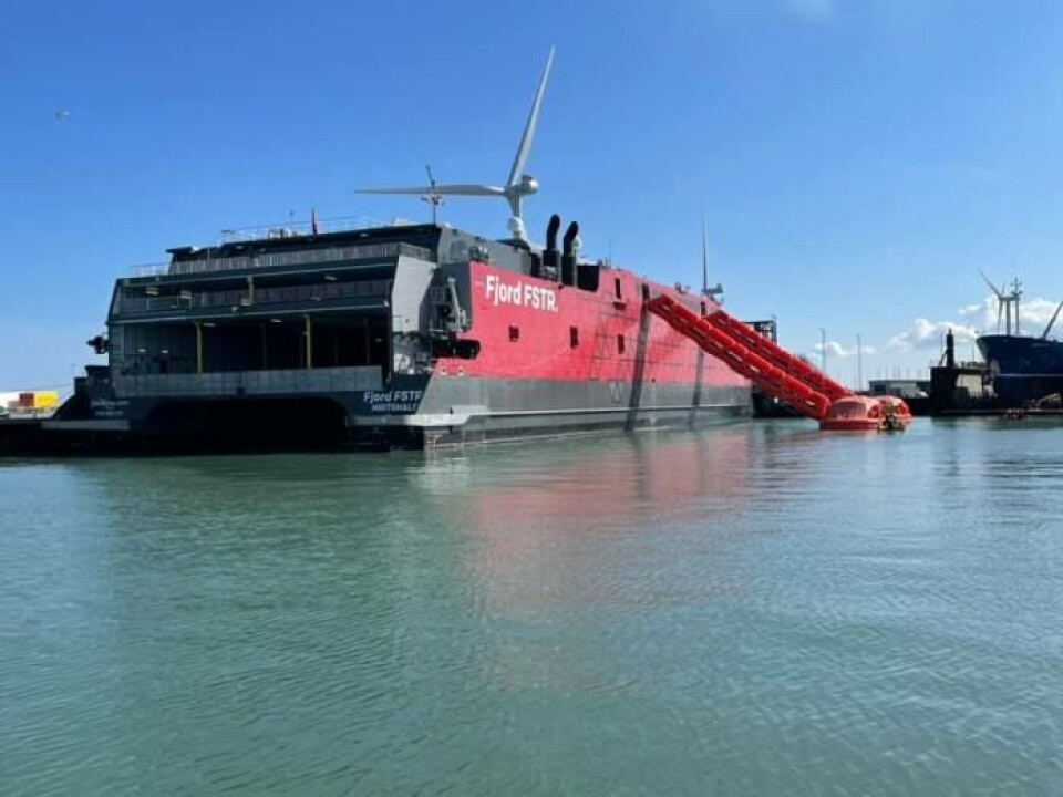 Se billederne: Redningsbåde i vandet i Hirtshals