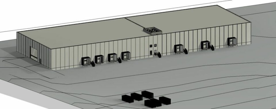 Kalundborg Terminal Ny Vesthavn. Illustration Kalundborg Havn