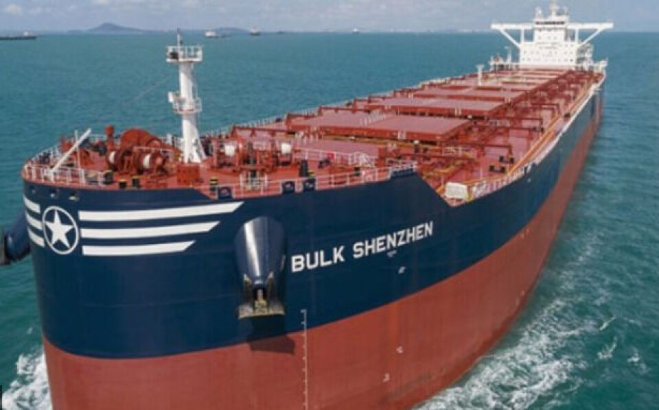 Norsk-ejet bulk carrier i kollision i Kina Norsk-ejet bulk carrier i kollision i Kina