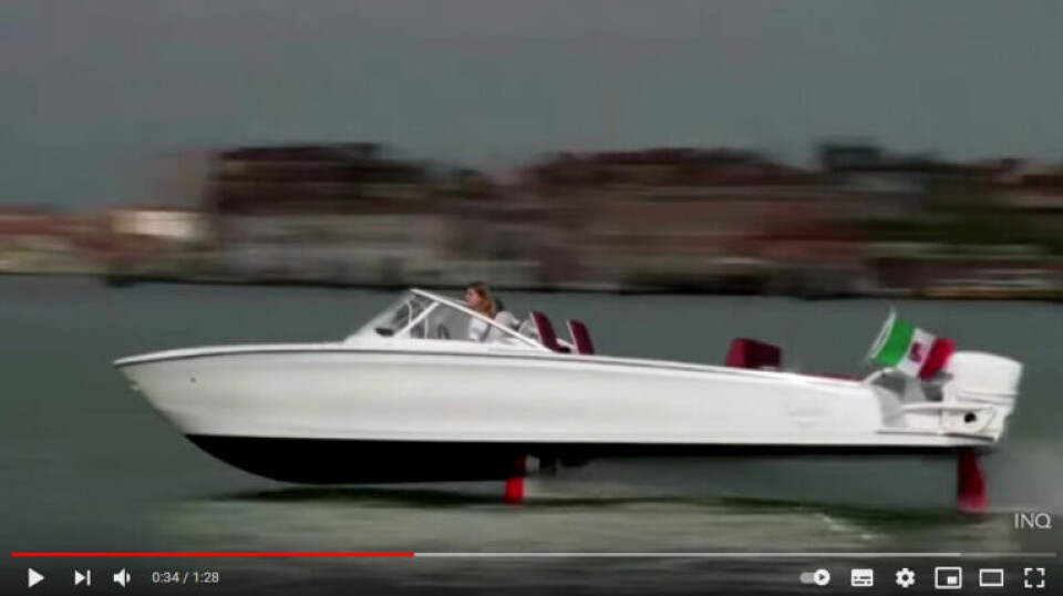 Vild video: Flyvende svensk båd skal redde Venedig