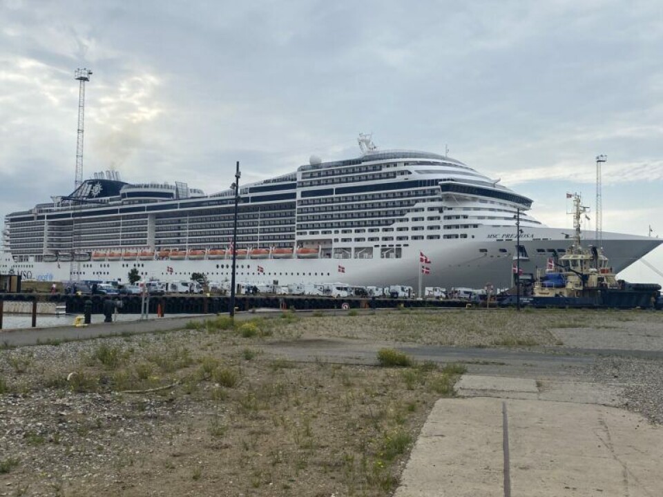 Smukke billeder: Italienske MSC Preziosa på besøg i Fredericia Smukke billeder: Italienske MSC Preziosa på besøg i Fredericia