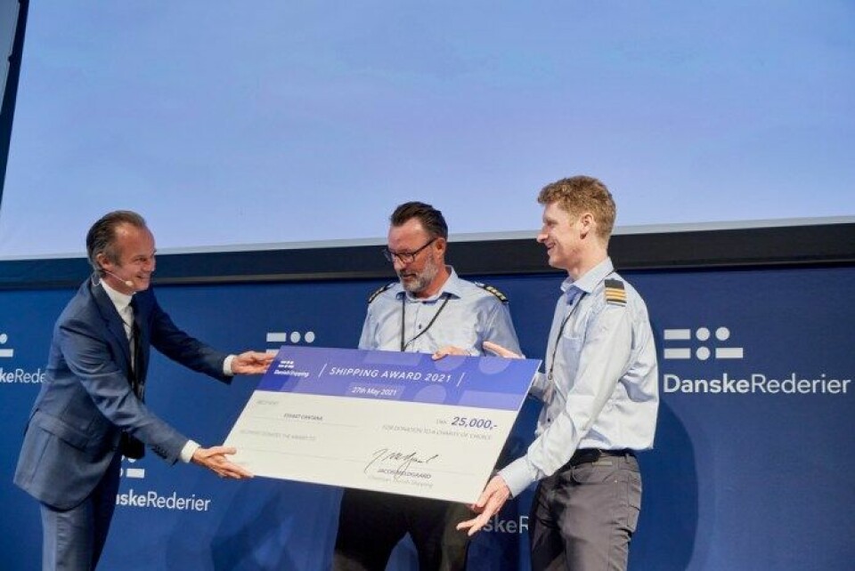 Tre besætninger deler Danske Rederiers søfartspris