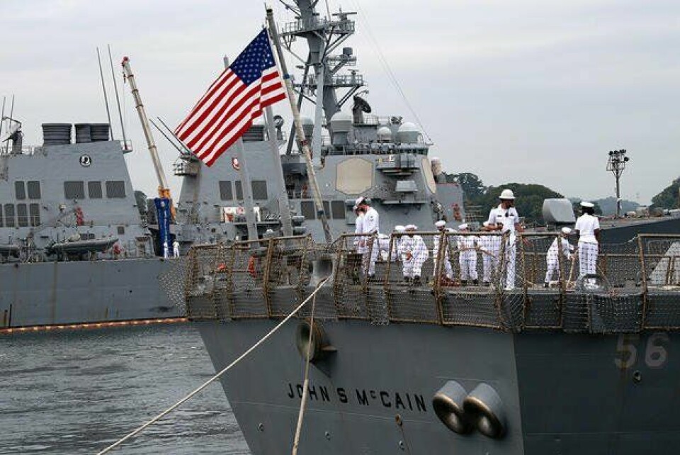 Efter 24 år i Japan – Krigsskib returnerer til USA