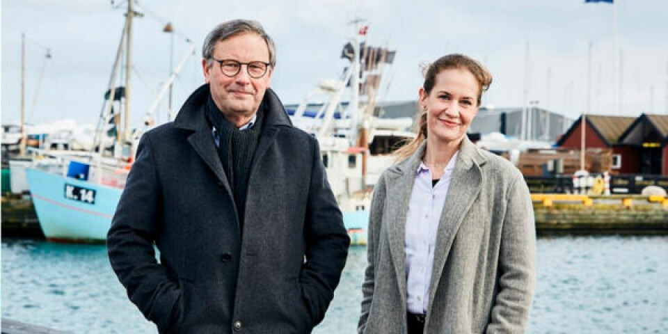 Svend-Erik Andersen og Maria Reumert Gjerding. Foto: Danmarks Fiskeriforening og Danmarks Naturfredningsforening