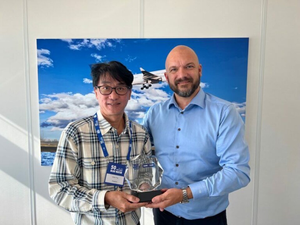Blue Water uddeler Safety Award for god HSSEQ-adfærd Blue Water uddeler Safety Award for god HSSEQ-adfærd