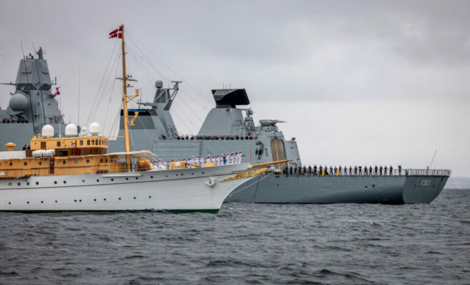Gense hele Forsvarets parade for Dronningens regeringsjubilæum Gense hele Forsvarets parade for Dronningens regeringsjubilæum