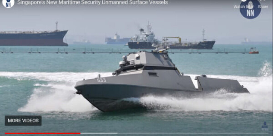 Video: Singapore tester ubemandede overvågningsskibe image-768x432