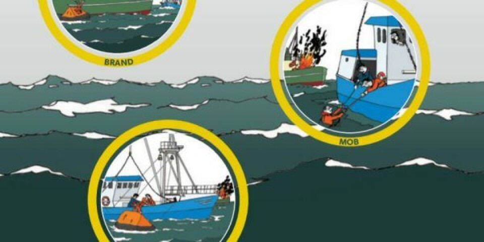 Fiskeriets Arbejdsmiljøråd opdaterer Øvelsesguiden Foto: Fiskeriets Arbejdsmiljøråd