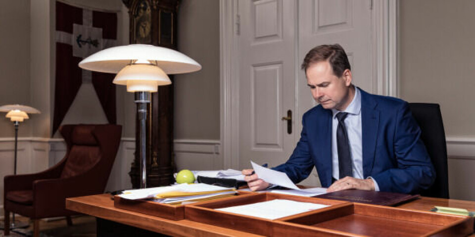 Finansminister Nicolai Wammen. Foto: Morten Fauerby
