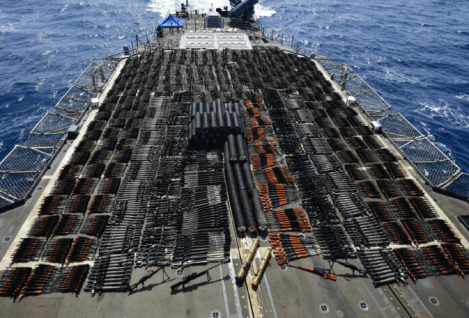 Video: Flåde beslaglægger våben ”nok til en lille krig”