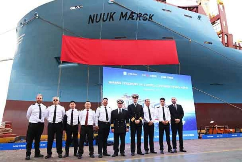 Her er Maersks nyeste containerskib Her er Maersks nyeste containerskib