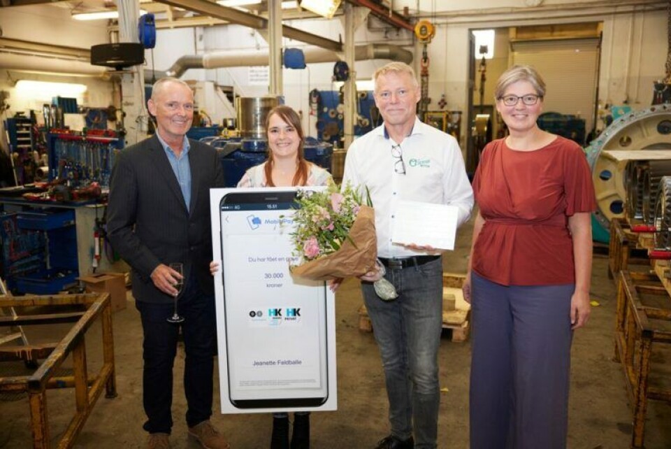 Stærk fagprøve sikrer stor hæder til elev fra Grenaa Motorfabrik Stærk fagprøve sikrer stor hæder til elev fra Grenaa Motorfabrik
