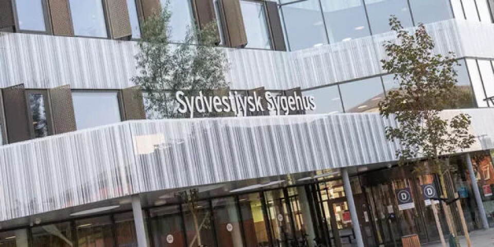 Sydvestjysk Sygehus. Foto: Søfartsstyrelsen