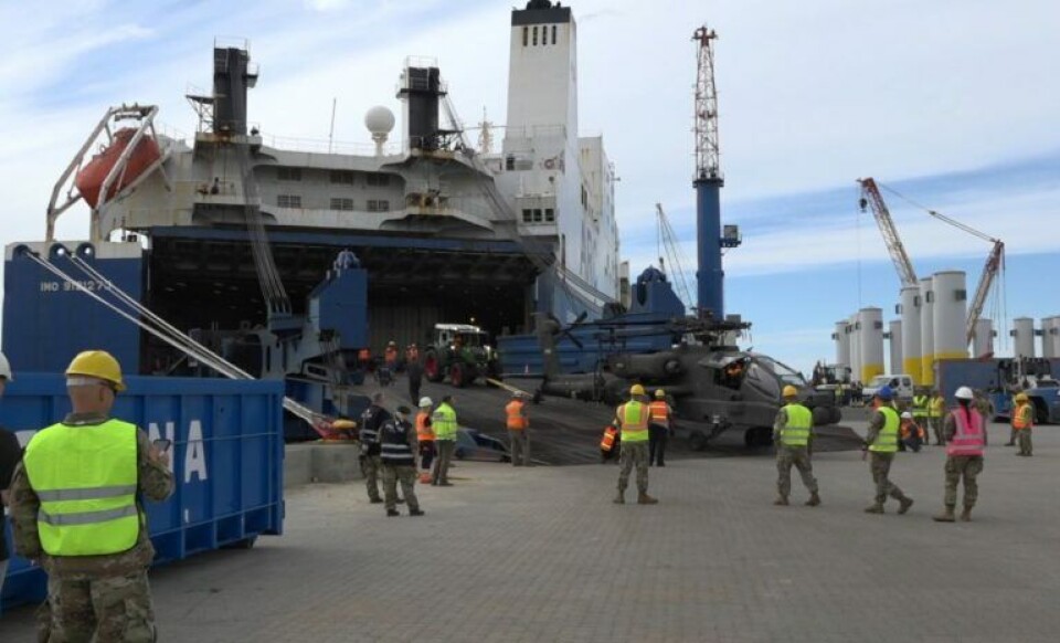 Aarhus Havn er ny transithavn for amerikansk militær logistikoperation Aarhus Havn er ny transithavn for amerikansk militær logistikoperation